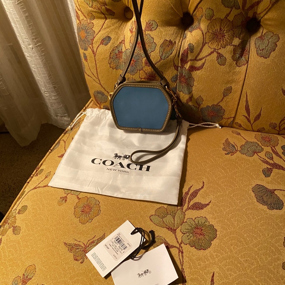 Coach geometric wristlet/crossbody